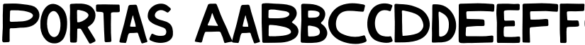 Portas font