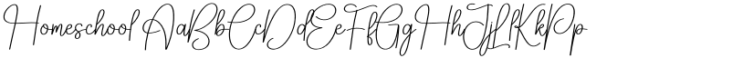 Homeschool font