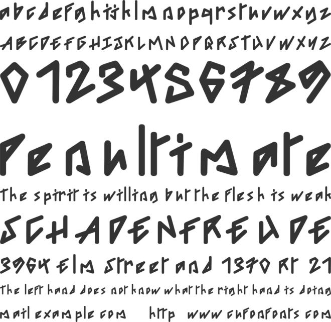 75018 Beatstreet font preview