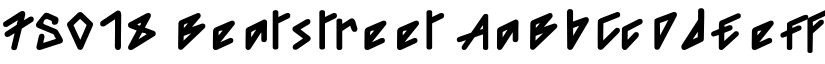 75018 Beatstreet font