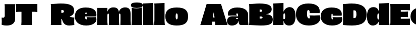 JT Remillo font
