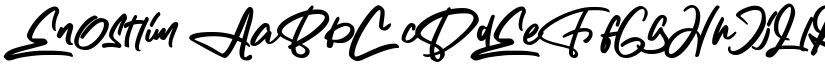 Enostlim font