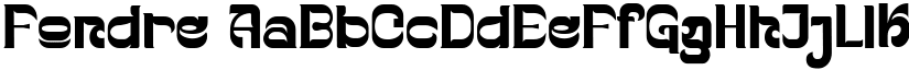 Fondre font