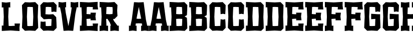 Losver font