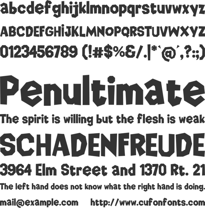 Solnechka font preview