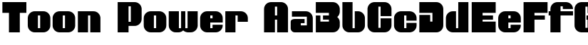 Toon Power font