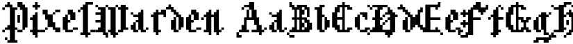 PixelWarden font