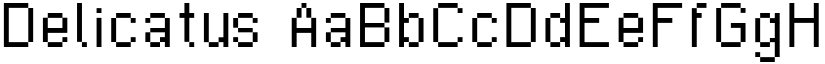Delicatus font