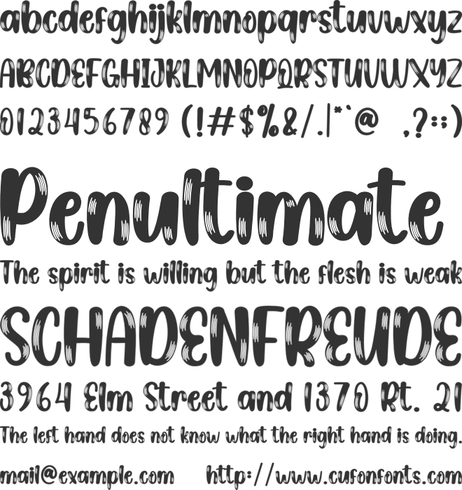 Magical font preview