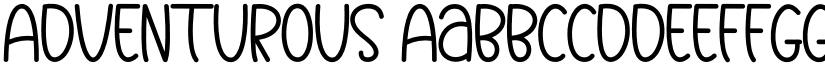 Adventurous font