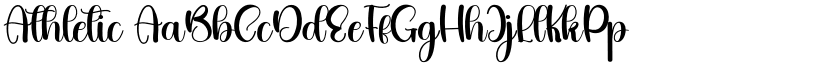 Athletic font