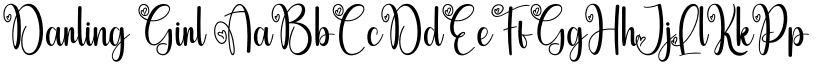 Darling Girl font