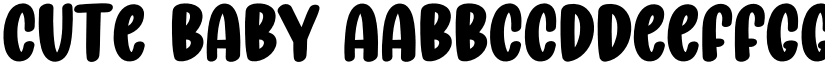 Cute Baby font