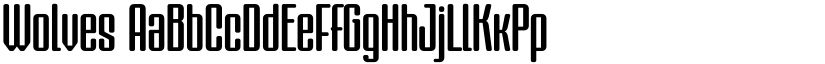 Wolves font