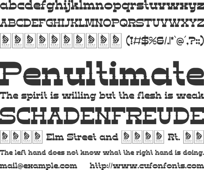 Horse Speed font preview