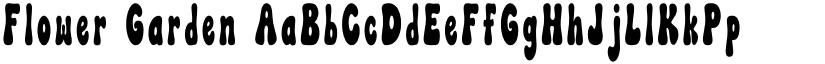 Flower Garden font