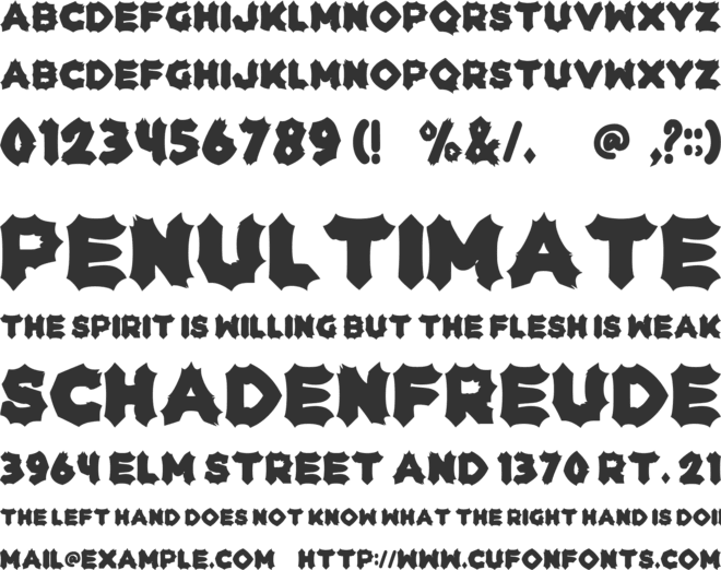 Eid Mubarak font preview