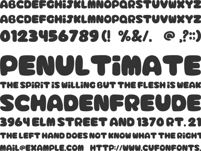 Girls Boss font preview