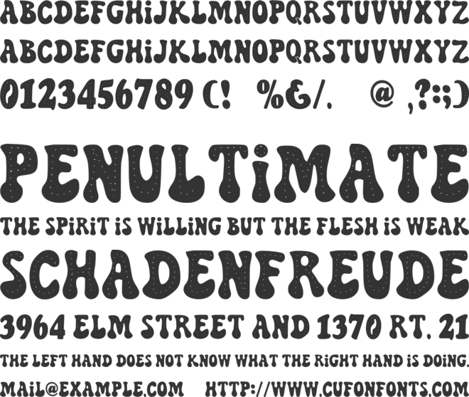 Fruit Juice font preview