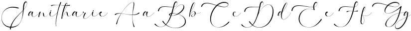 Sanitharie font