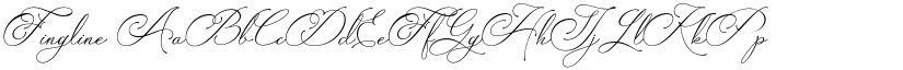 Fingline font