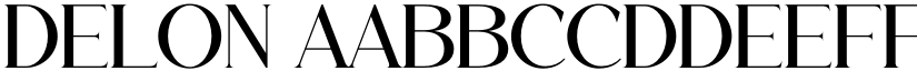 Delon font