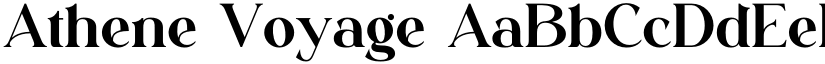 Athene Voyage font