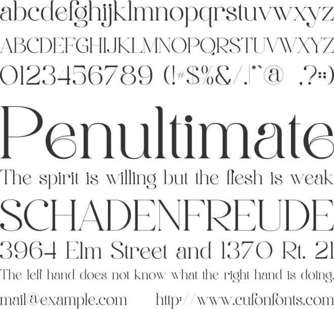 Qagetto font preview