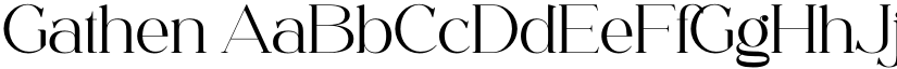 Gathen font