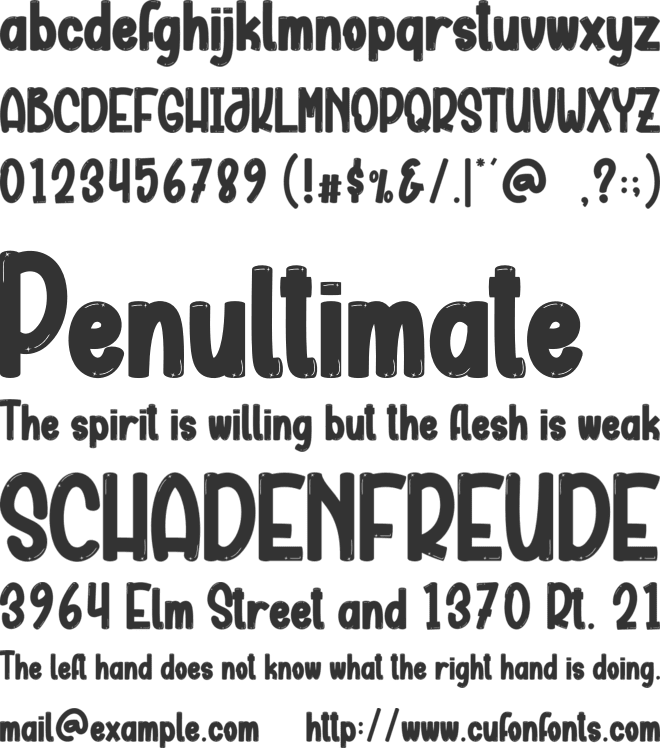 Christmas Traditions font preview