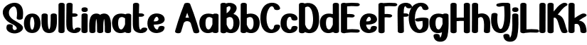 Soultimate font