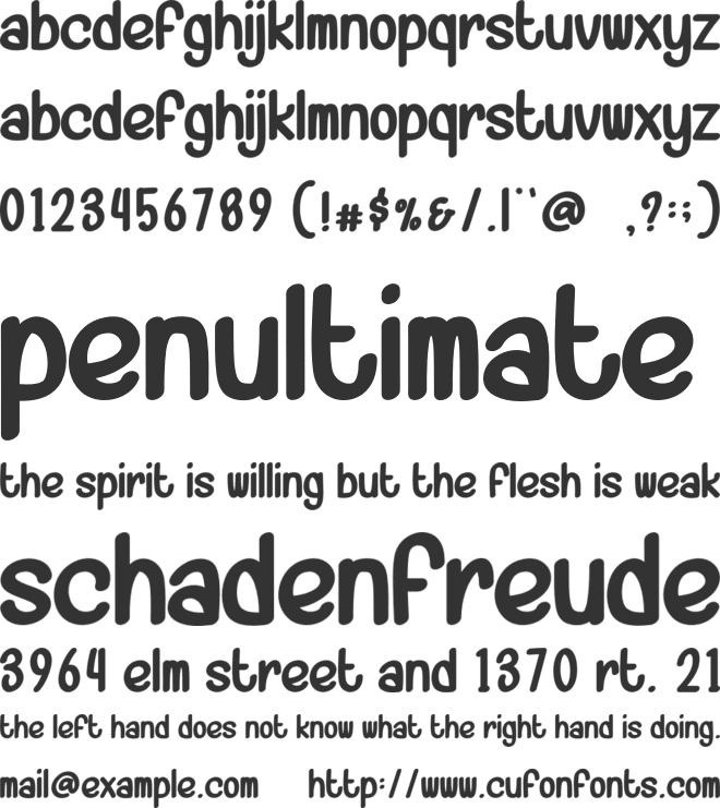 Happy Daddy font preview