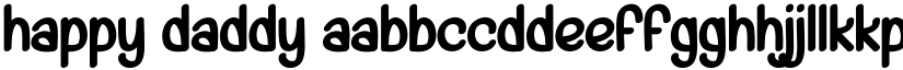 Happy Daddy font