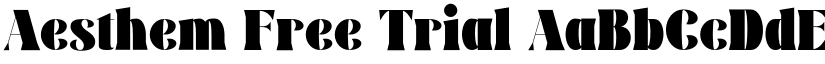 Aesthem Free Trial font