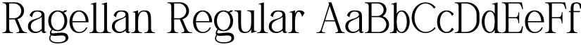 Ragellan Regular font