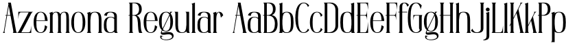 Azemona Regular font