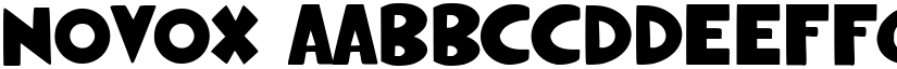 Novox font