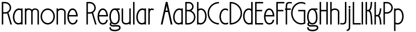 Ramone Regular font
