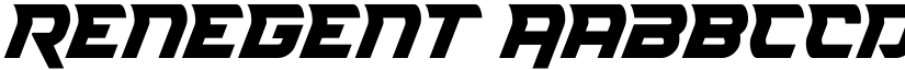Renegent font