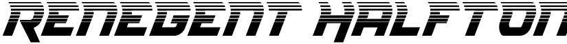 Renegent Halftone font