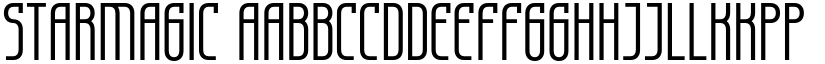 Starmagic font