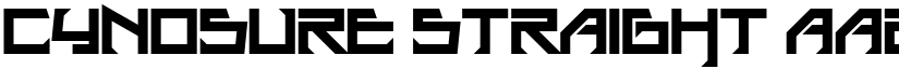 Cynosure Straight font