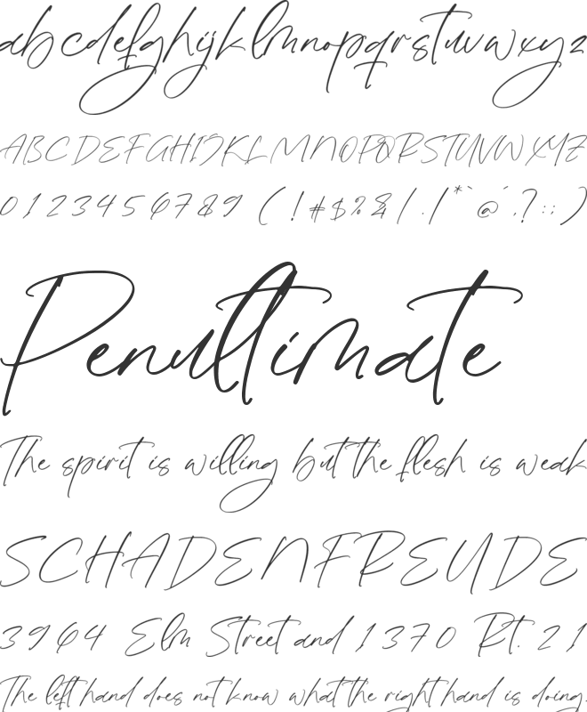 Silverstar Historica font preview