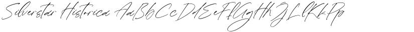 Silverstar Historica font