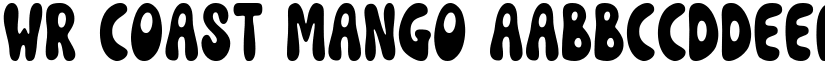WR Coast Mango font