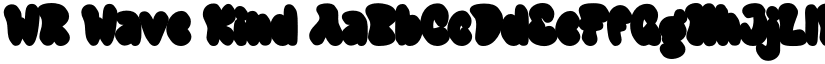 WR Wave Kind font