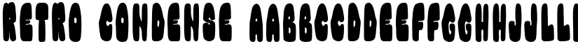 Retro Condense font