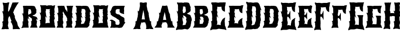 Krondos font