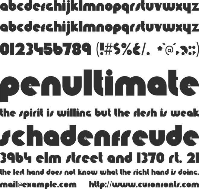 Knuckle Down font preview