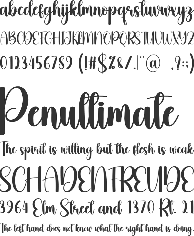 Simple Pumpkin font preview